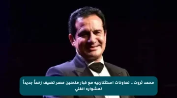 محمد ثروت.. تعاونات استثنائية مع كبار ملحنين مصر تضيف زخماً جديداً لمشواره الفني